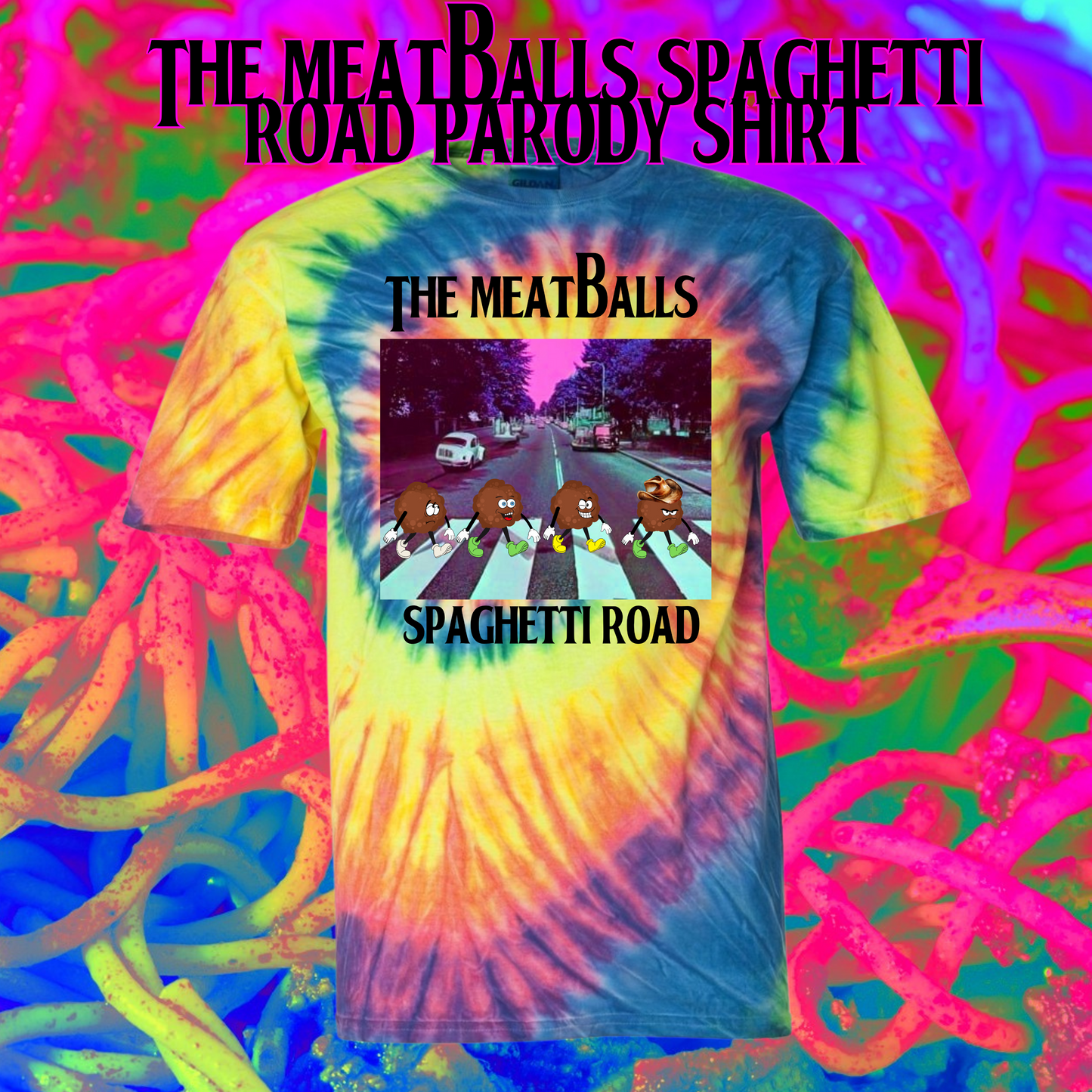 The Meatballs Spaghetti Road Parody Shirt and Hoodie