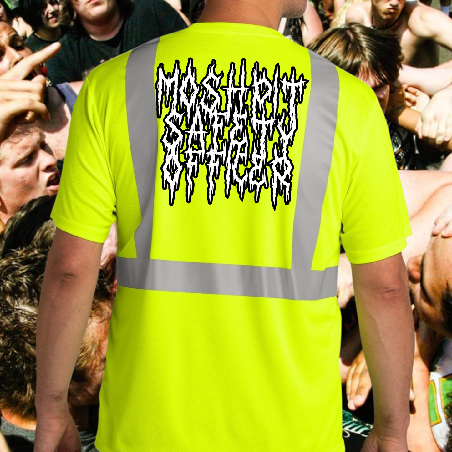 Moshpit Safety Officer Reflective Shirt