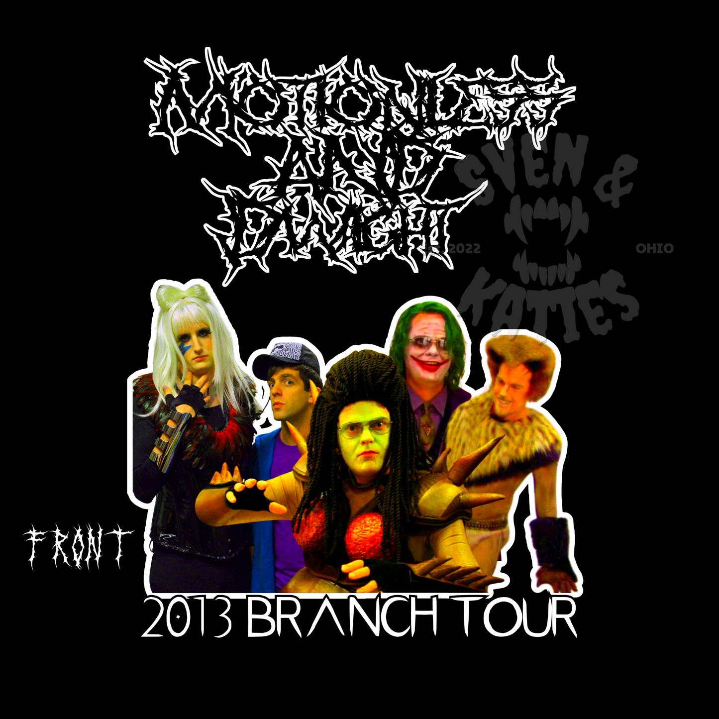 Motionless and Dwight 2013 Branch Tour Parody Shirt