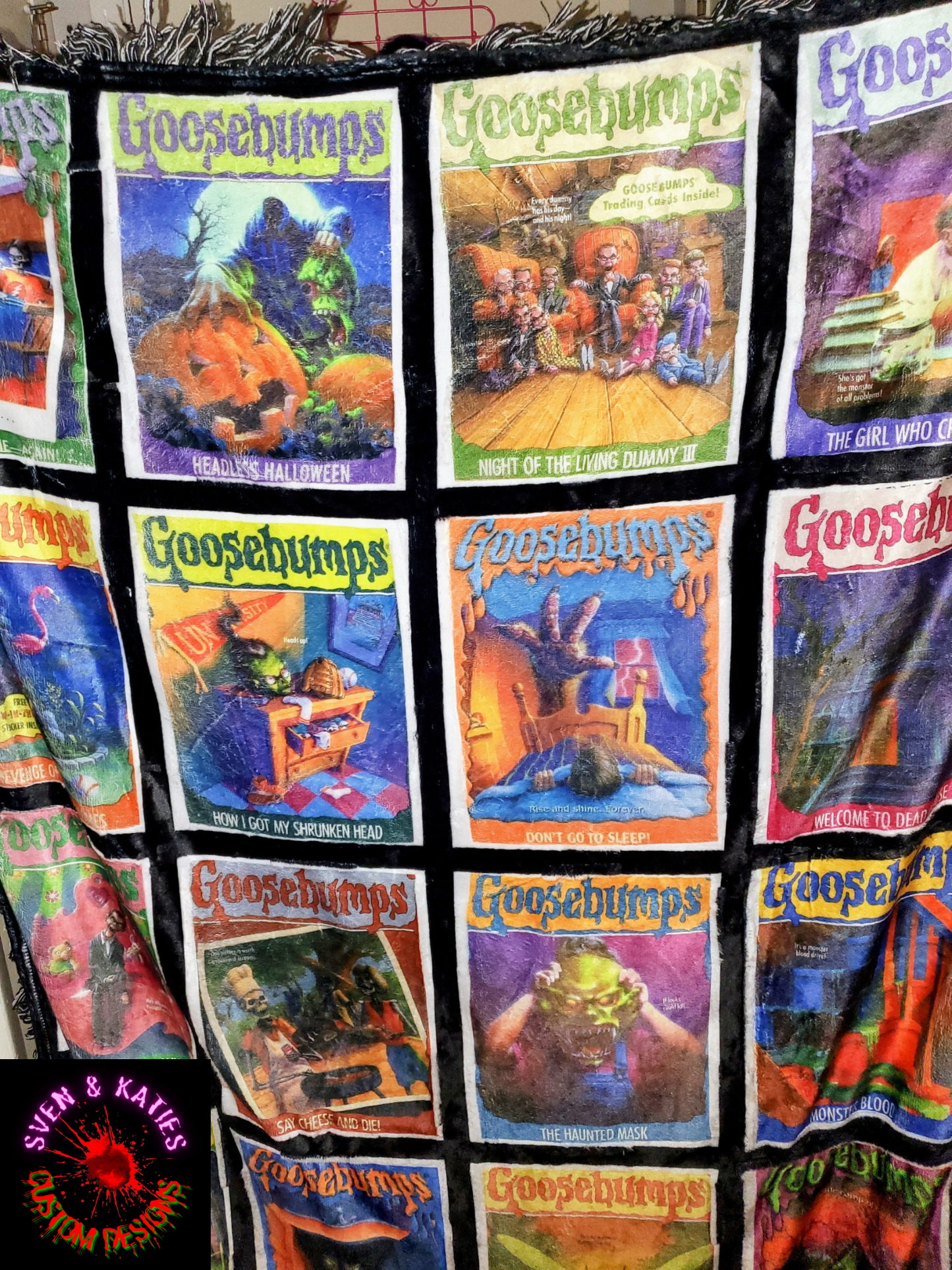 Goosebumps Book Cover Blankets (version 1)