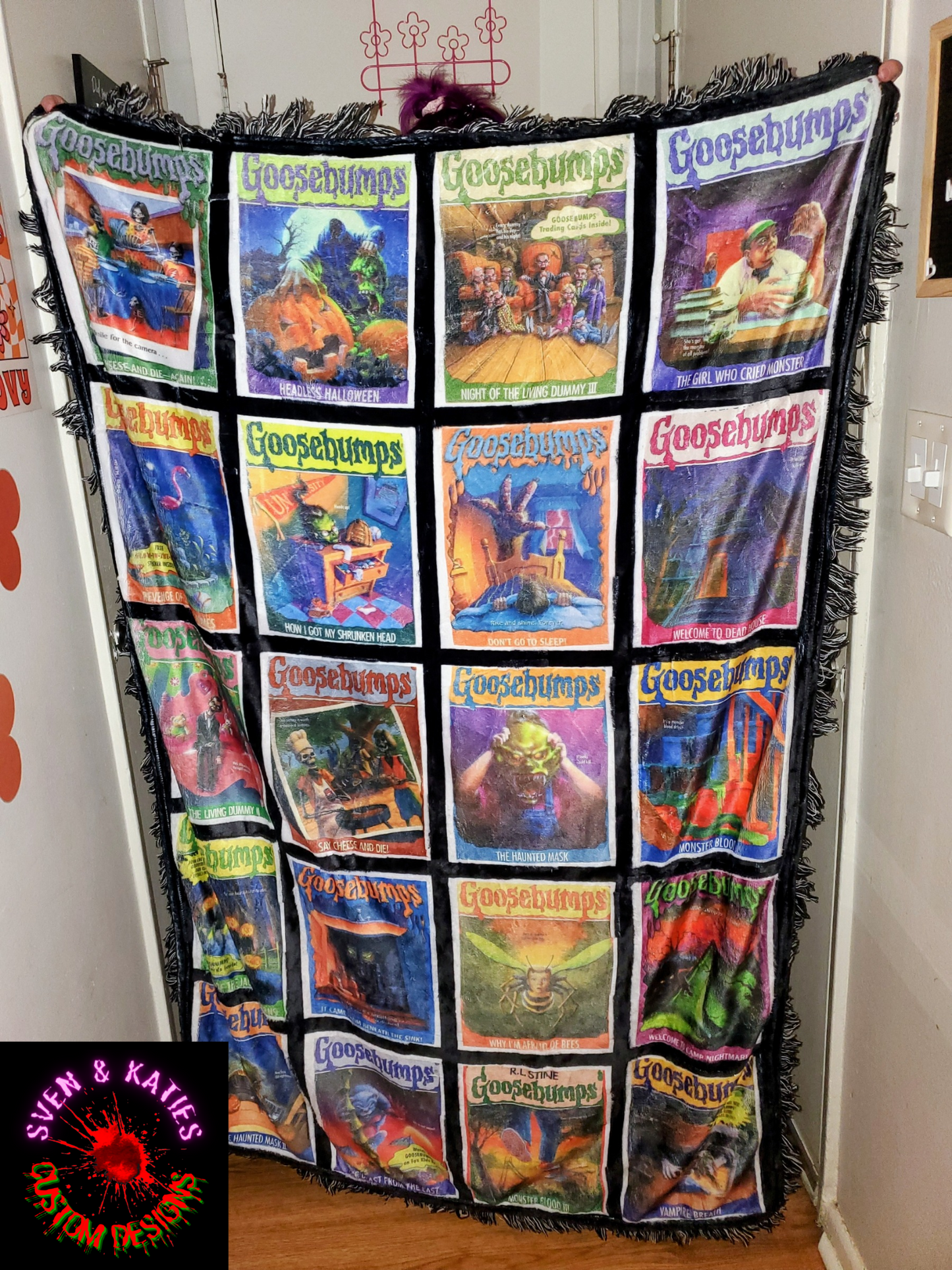 Goosebumps Book Cover Blankets (version 1)