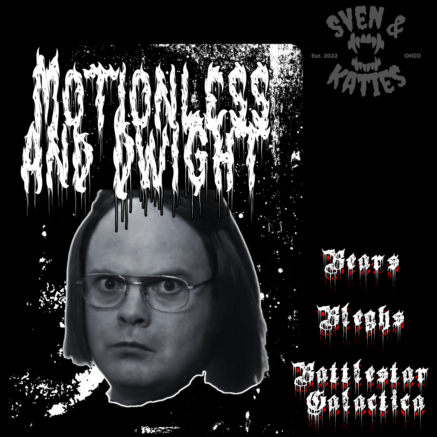 Motionless and Dwight Parody Shirt