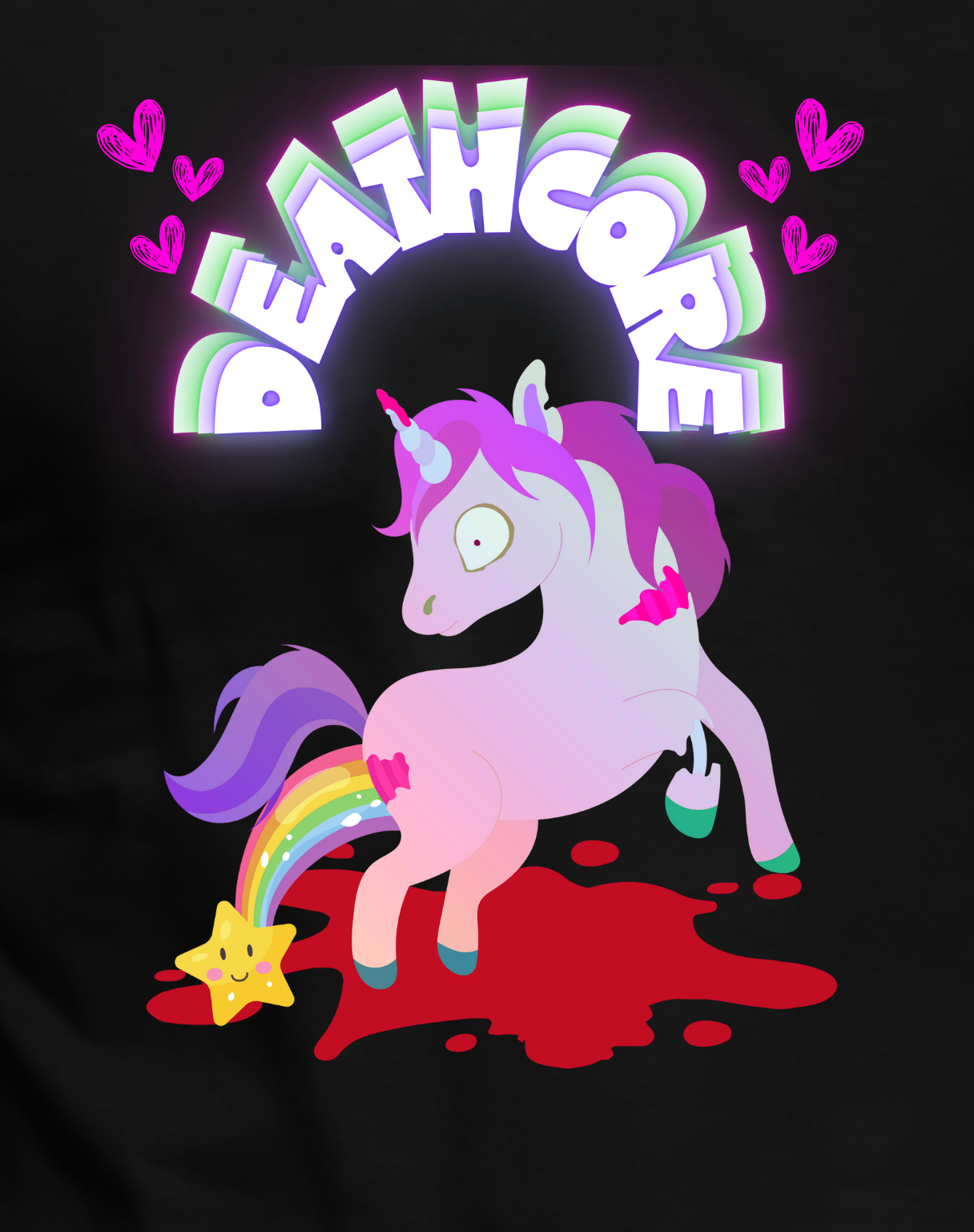 Deathcore Unicorn Shirt