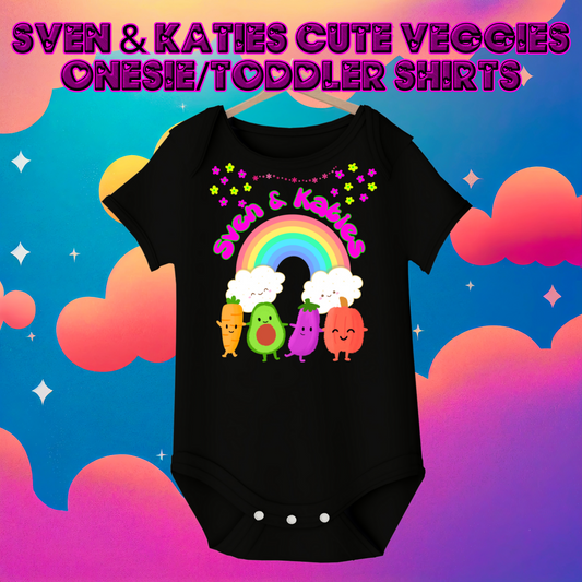 Sven & Katies Cute Veggies Onesie/Toddler Shirt